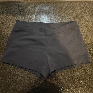 Women's Black Stretch Dance Shorts